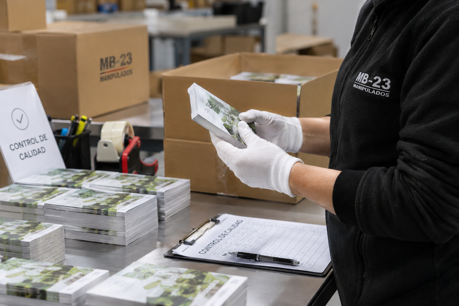 control de calidad de productos manipulados